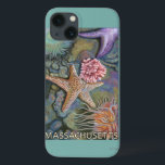 MassachusettsTidepool Scene iPhone 13 Case<br><div class="desc">Massachusetts - Tidepool Scene - LP Original Poster -   was created in 2008. This image depicts scenes from Massachusetts.</div>