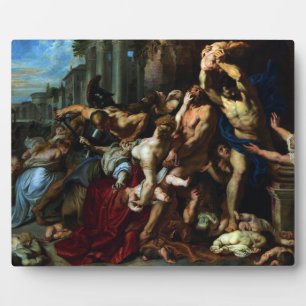 Massacre of the Innocents by Peter Paul Rubens Plaque