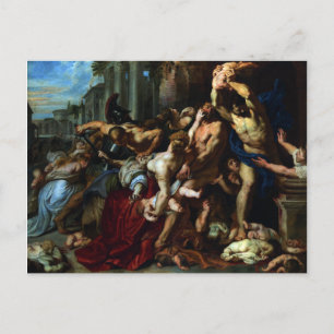 Massacre of the Innocents by Peter Paul Rubens Postcard