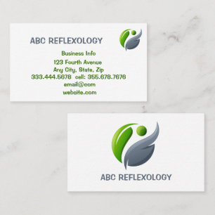 MASSAGE Alternative Holistic  REFLEXOLOGY Business Card