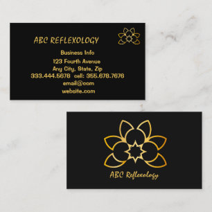 MASSAGE Alternative Holistic  REFLEXOLOGY Business Card