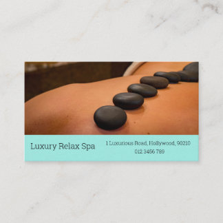 Massage, beauty, spa salon discount punch loyalty card