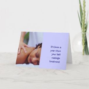 Massage & Bodywork Photos Card