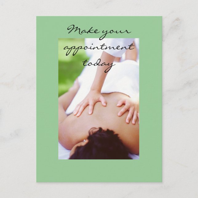 Massage & Bodywork Photos Postcard (Front)