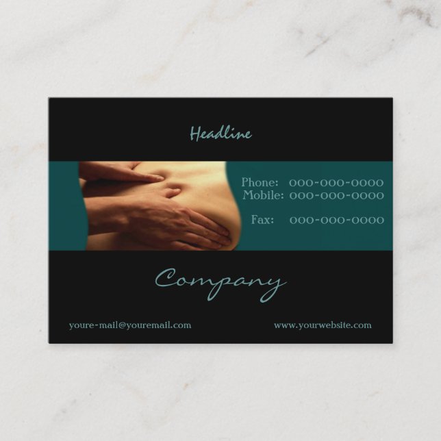 Massage Business Card (Front)