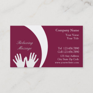 Massage Business Card