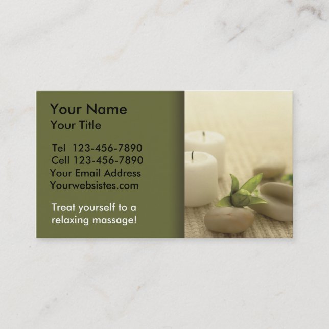 Massage Business Card (Front)
