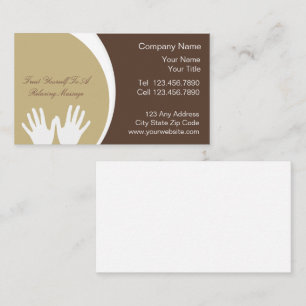 Massage Business Card