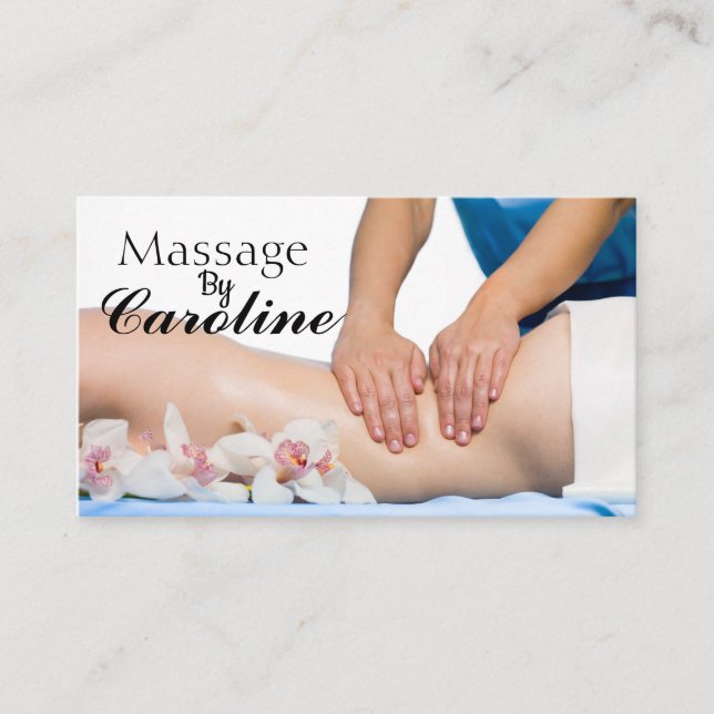 Massage Business Card (Front)