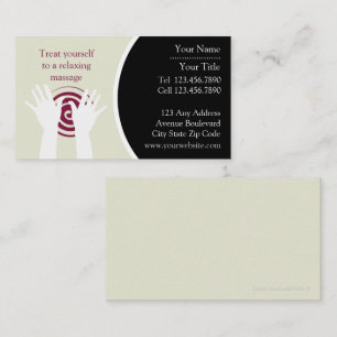 Massage Business Card