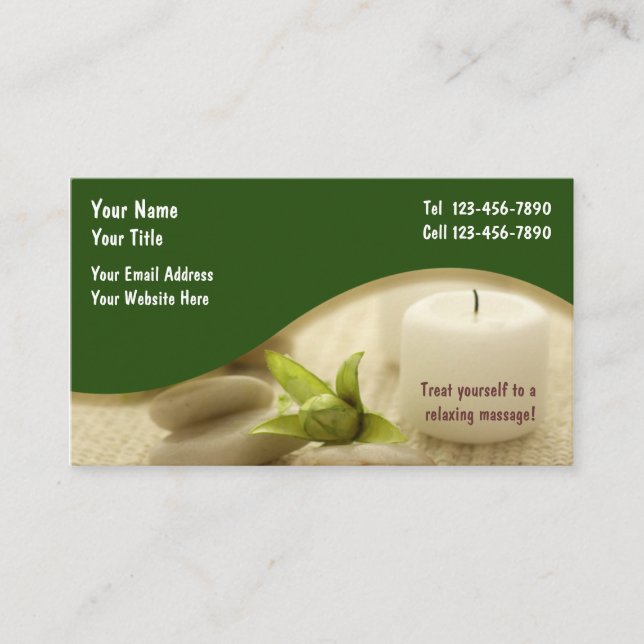 Massage Business Card (Front)