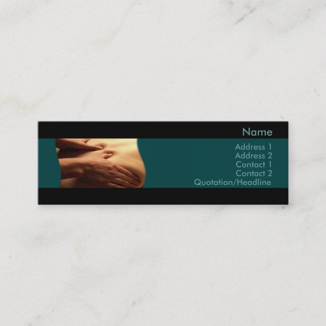 Massage Business Card (Front)