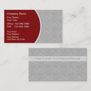 Massage Business Cards