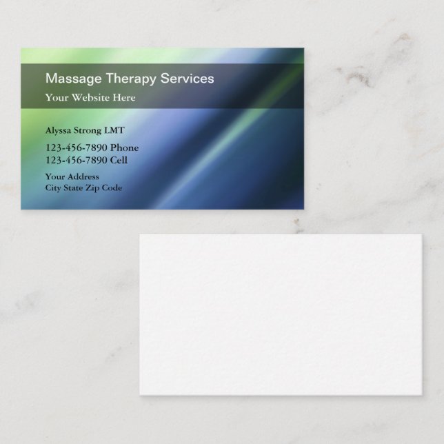 Massage Business Cards (Front/Back)