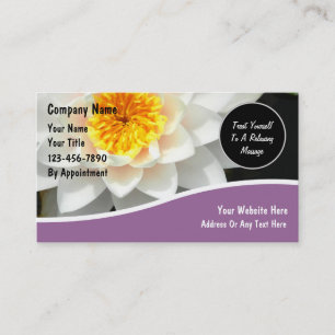 Massage Business Cards
