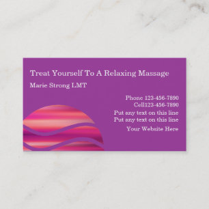 Massage Business Cards