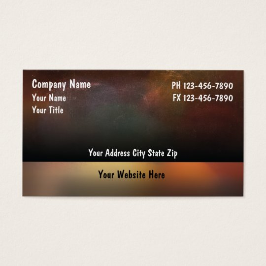 Massage Business Cards