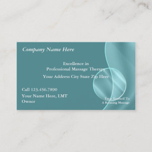 Massage Business Cards