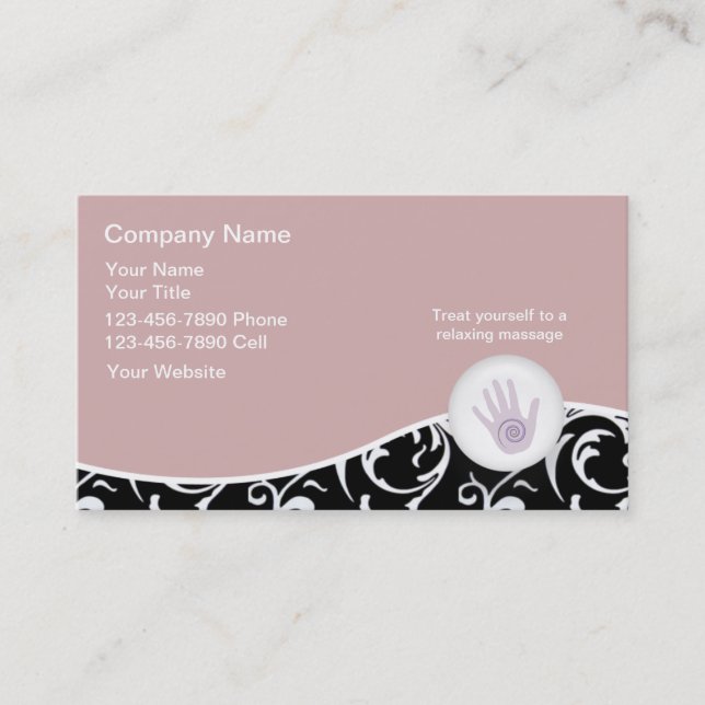 Massage Business Cards (Front)