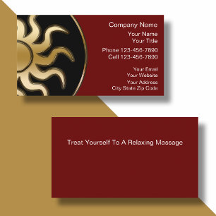 Massage Business Cards