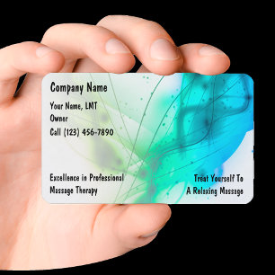 Massage Business Cards