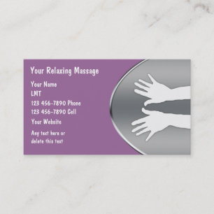 Massage Business Cards