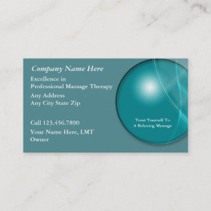 Massage Business Cards