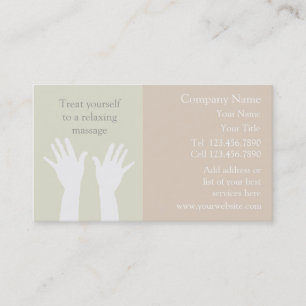 Massage Business Cards