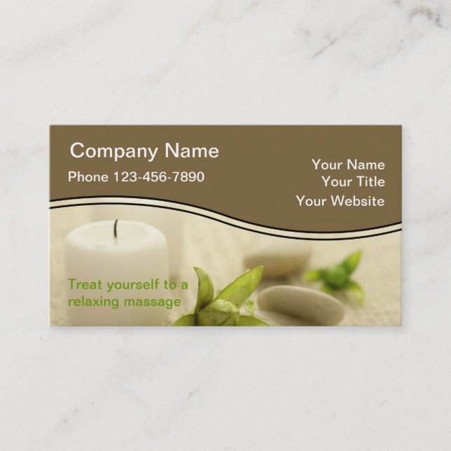 Massage Business Cards (Front)