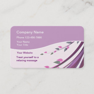 Massage Business Cards