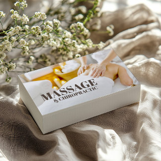 Massage Chiropractic Body & Soul Therapy Salon Business Card