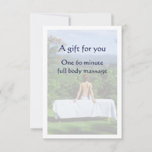 Massage Gift Certificate