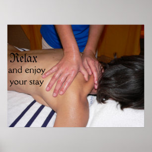 Massage Hands on Poster