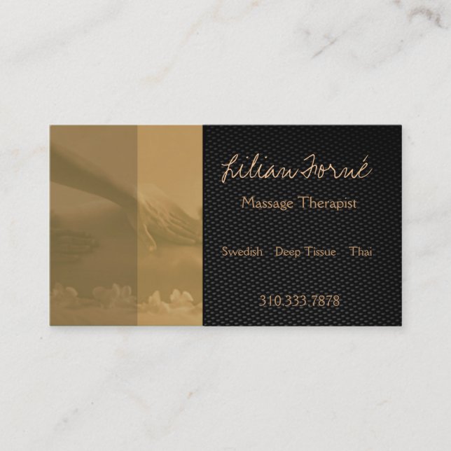 Massage II Business Card (Front)