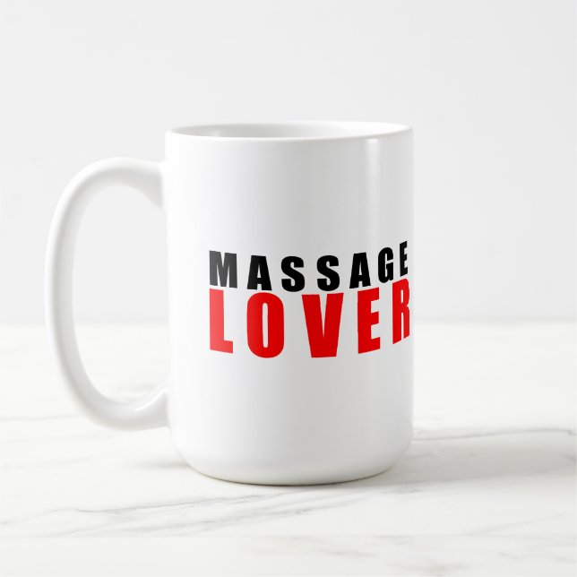 Massage lover coffee mug (Left)
