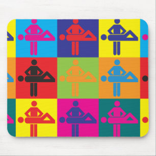 Massage Pop Art Mouse Mat