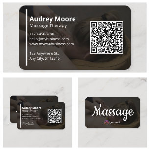 Massage Reiki Reflexology Chiropractic Holistic Business Card
