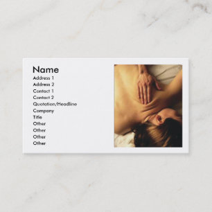 Massage/Relaxation Business Card