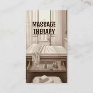 Massage Room Massage Therapist Business Card