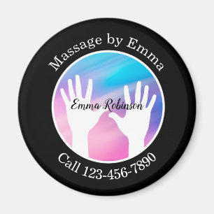 Massage Service Customer Business Magnets