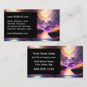 Massage Spa Salon Reiki Professional Executive Business Card