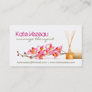 Massage Therapist / Aesthetician Business Cards