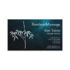 Massage Therapist Bamboo Dark Clouds Appointment