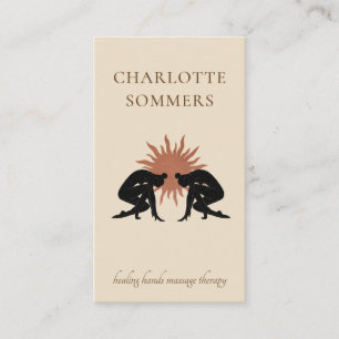 Massage Therapist  Business Card