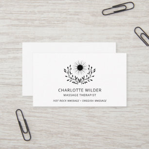 Massage Therapist  Business Card