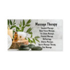 “Massage Therapist” Business Card