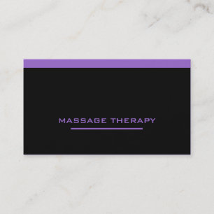 Massage Therapist Business Card