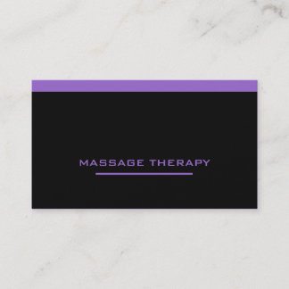 Massage Therapist Business Card