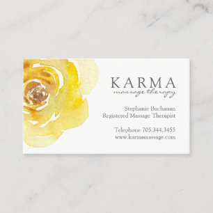 Massage Therapist Business Cards