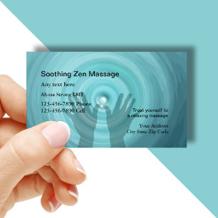 Massage Therapist Business Cards